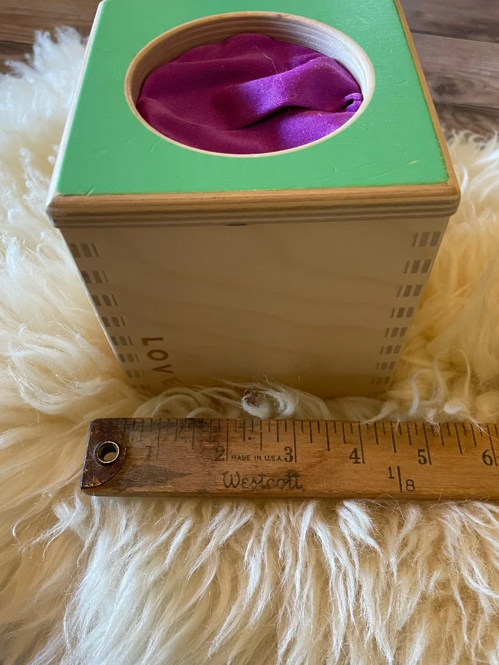 Lovevery Spinning Rainbow drum and Magic Tissue Box ~ 6 to 12 months
